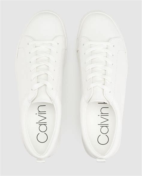 zapatillas blancas calvin klein